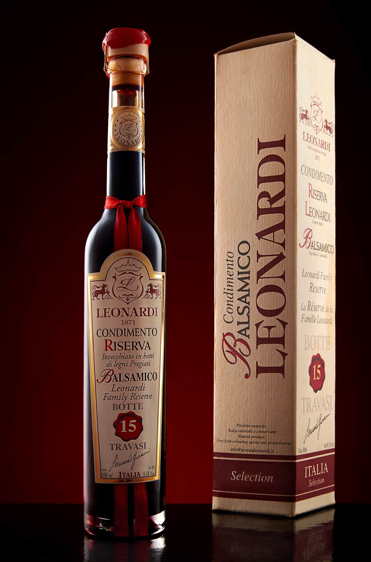 Prodotti aceto balsamico riserva Leonardi