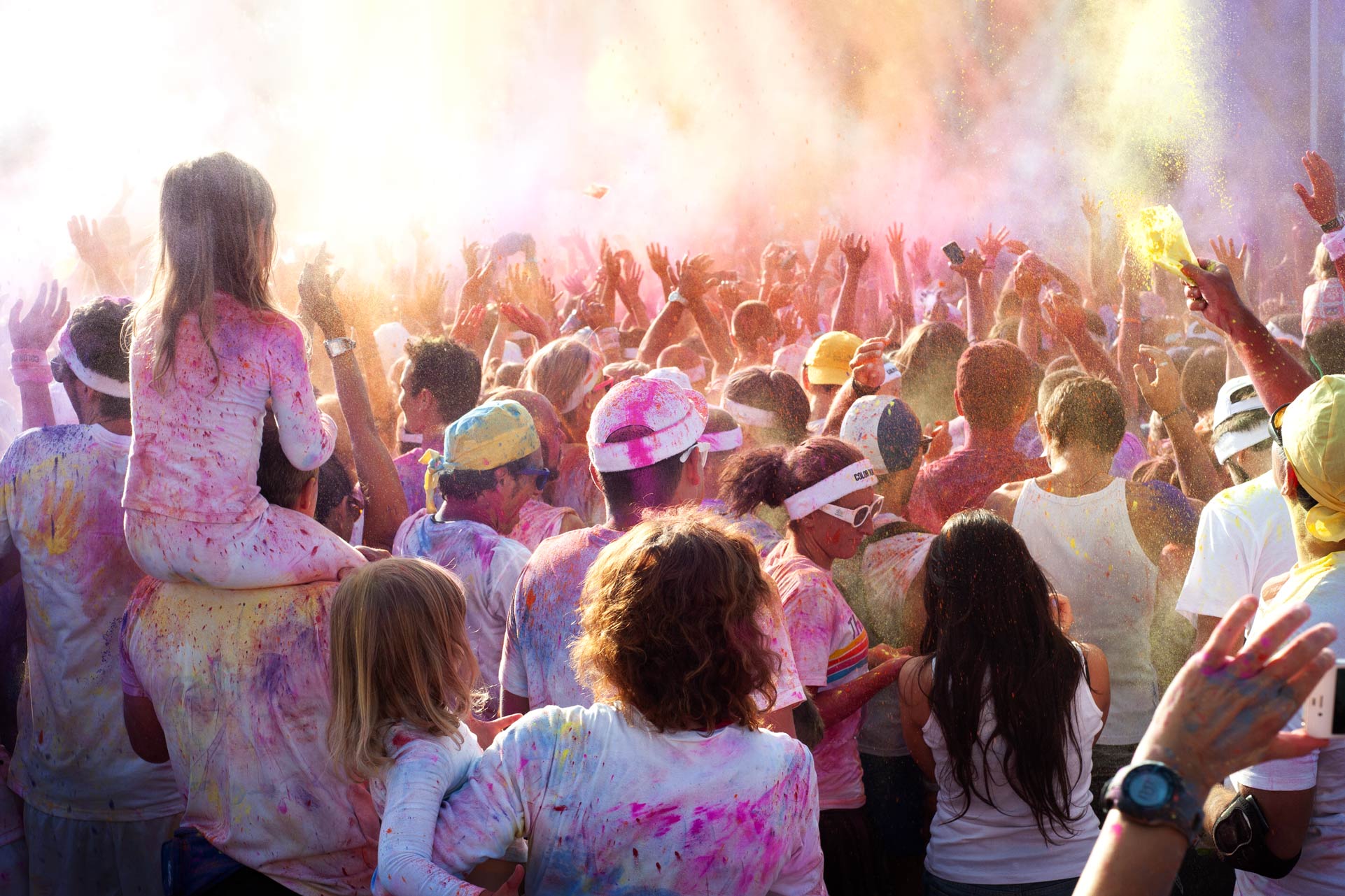 Evento The Color Run Color Throw